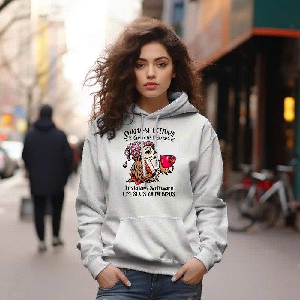 Chama Se Leitura E Como As Pessoas Shirt Unique Funny Owl Design Hoodie Gift For Boyfriend
