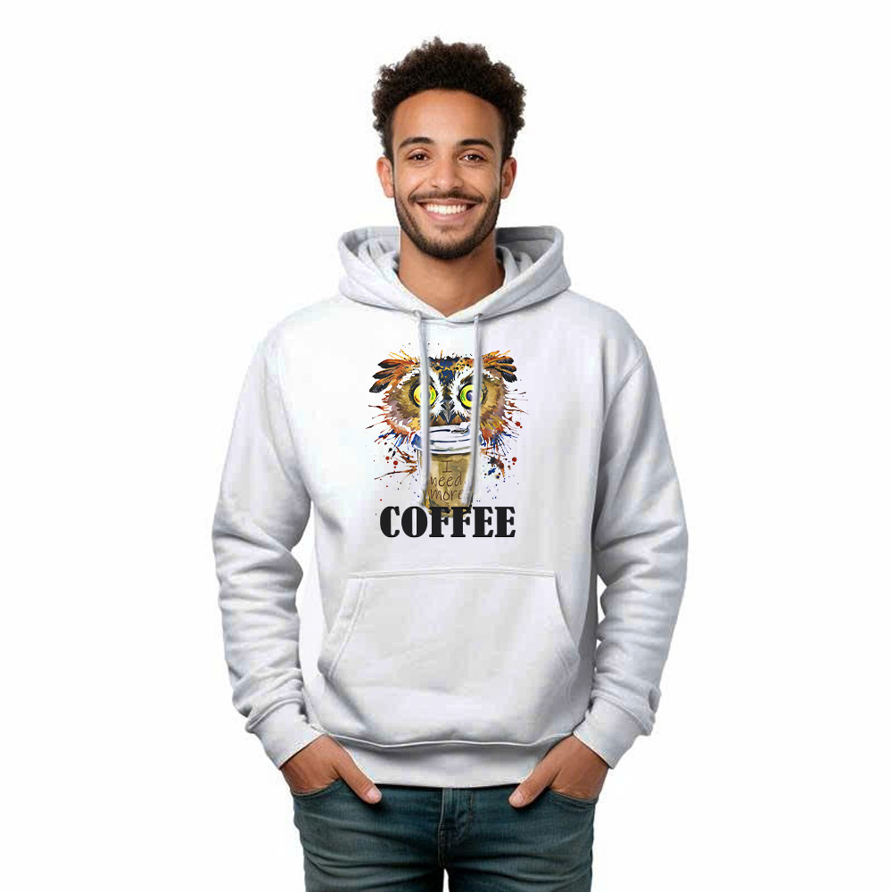 Owl I Need More Coffee Hoodie Funny Coffee Lover Shirt Owl Themed Christmas Gifts